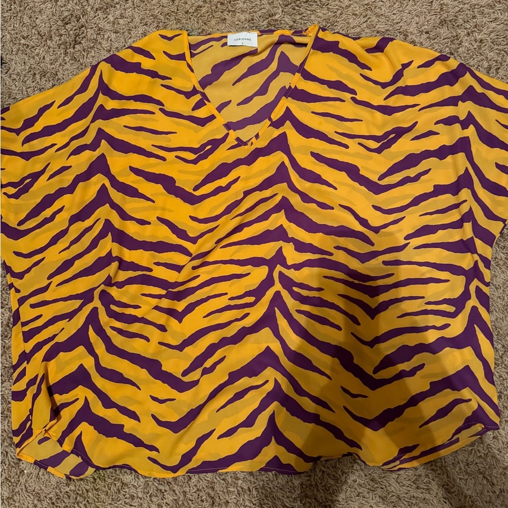 Tiger print blouse